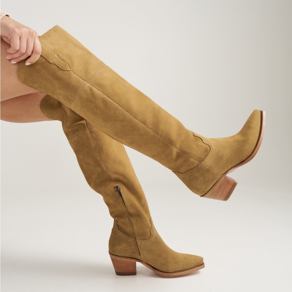Tecovas The Bailey Boot Suede Sahara